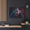 Superman Son of Krypton Splash Art Canvas DC Movie Canvas