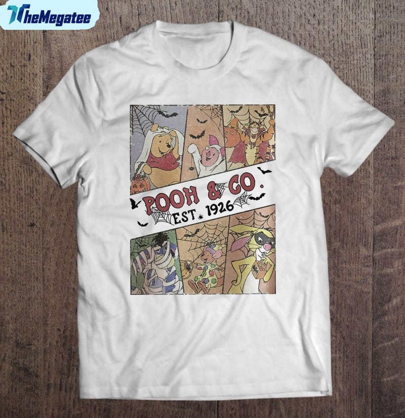 Vintage Disney Halloween Pooh & Co Est 1926 Comfort Colors Shirt