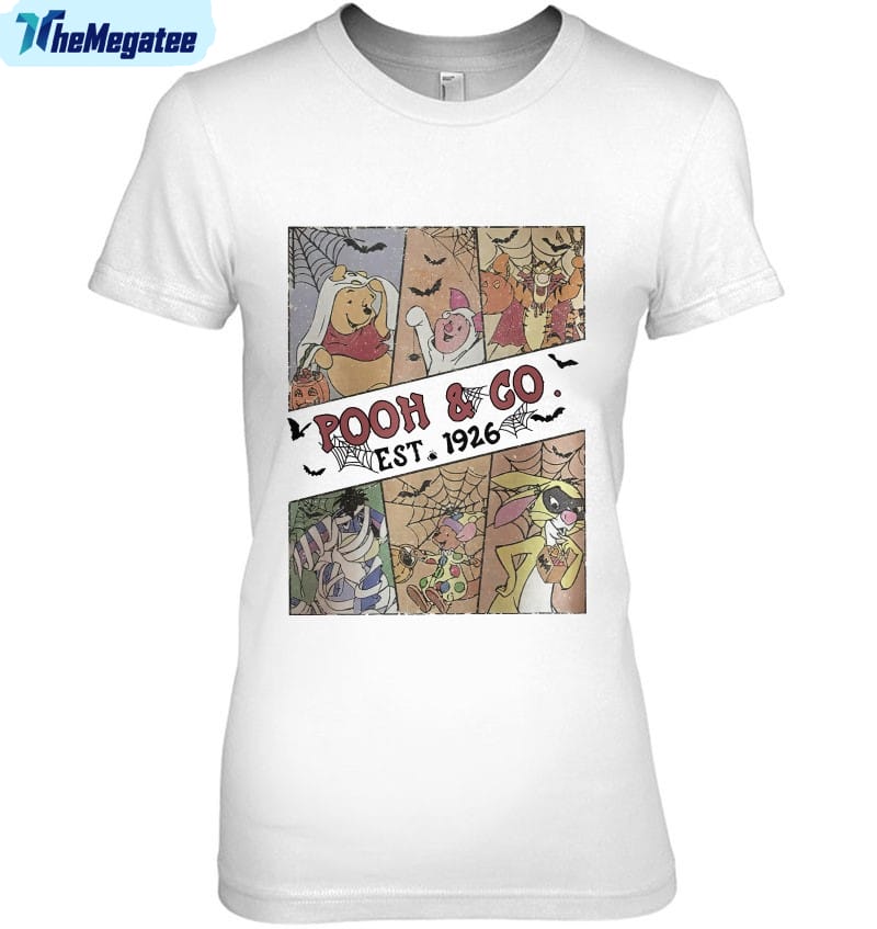 Vintage Disney Halloween Pooh & Co Est 1926 Comfort Colors Shirt