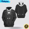 personalized halloween jack skellington 3d hoodie for halloween 1