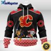 customized nhl calgary flames hoodie special paw patrol design 3d unisex hoodie