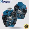 nfl carolina panthers hoodie jack skellington custom name football 3d hoodie