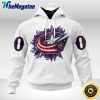 personalized nhl columbus blue jackets hoodie specialized dia de muertos 3d unisex hoodie