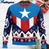 captain america ugly christmas sweater 1