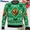 christmas green ranger power rangers ugly christmas sweater 1