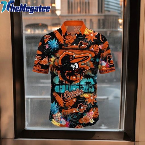 baltimore orioles mlb coconut summer beach hawaiian shirt nuupes
