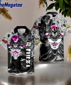 black frieza custom manga hawaiian shirt ldlmqh