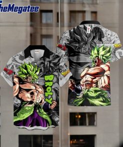 broly custom manga hawaiian shirt fecktl