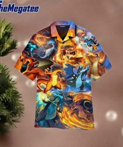 charizard ice and fire dragon combat hawaiian shirt yf5gsw