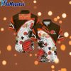 cleveland browns nfl short sleeve aloha hawaiian shirt nfn4ni