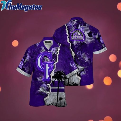 colorado rockies mlb custom hot sands aloha hawaiian shirt driudc