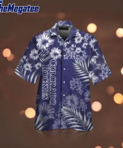 colorado rockies short sleeve button up tropical hawaiian shirt uvwepb