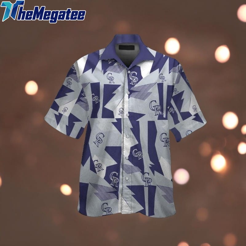 Colorado Rockies Short Sleeve Hawaiian Shirt Colorado Rockies Short Sleeve Hawaiian Shirt