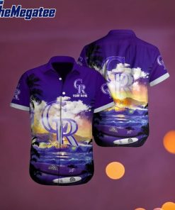 colorado rockies vacation custom name hawaiian shirt gwyjri