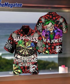 darts happiness black and red style hawaiian shirt xjsdxm