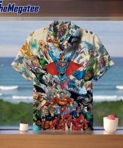 dc hero cotton funky casual short sleeve aloha hawaiian shirt pzyee0
