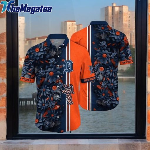 detroit tigers mlb custom beer gardens aloha hawaiian shirt adcalv