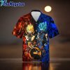 dragon ball z gift son goku and vegeta hawaiian shirt xohmyo
