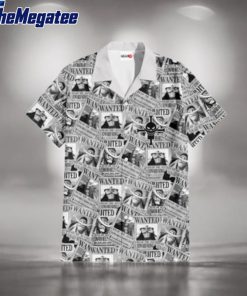 edward newgate wanted anime custom manga merch clothes hawaiian shirt ctc08b