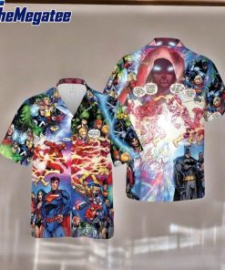 flash and pandora merging worlds prime earth pandora dc hawaiian shirt q8tvkg