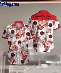 foo fighters flower summer beach hawaiian shirt eghvsm