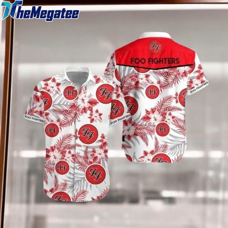Foo Fighters Rock Band Aloha Beach Summer Hawaiian Shirt Foo Fighters Rock Band Aloha Beach Summer Hawaiian Shirt