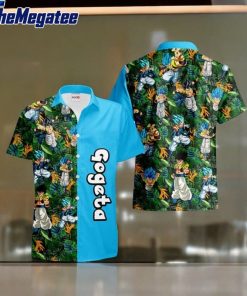 gogeta custom hawaiian shirt qzji3k