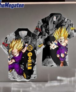 gohan super saiyan custom hawaiian shirt xhqkny