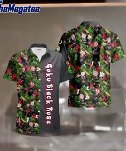 goku black rose custom hawaiian shirt xnsqpb