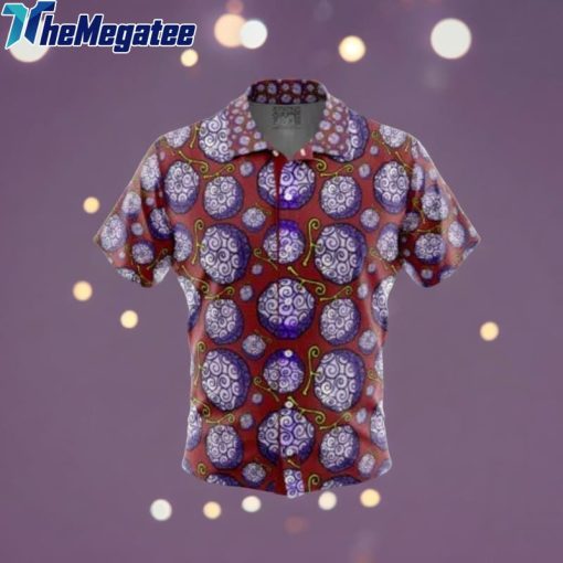 Gomu Gomu no Mi One Piece Button Up Hawaiian Shirt
