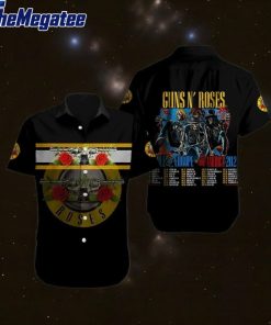 gun n roses north america tour hawaiian shirt o0i5i0