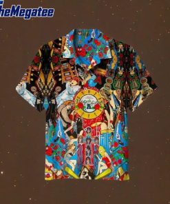 guns nroses vintage summer hawaiian shirt aizkwu
