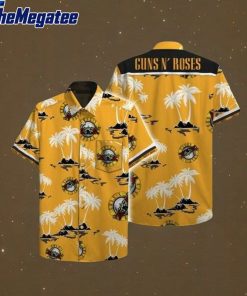 guns nroses yellow hawaiian shirt ekamfc