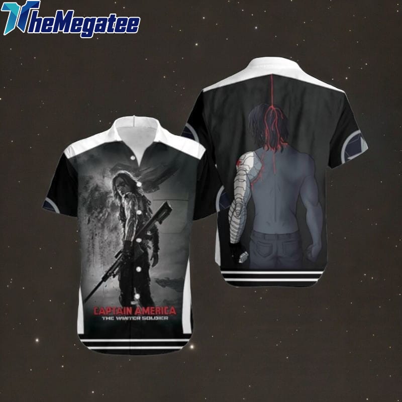 HickVibes Captain America And The Winter Soldier Avengers Hawaiian Shirt HickVibes Captain America And The Winter Soldier Avengers Hawaiian Shirt