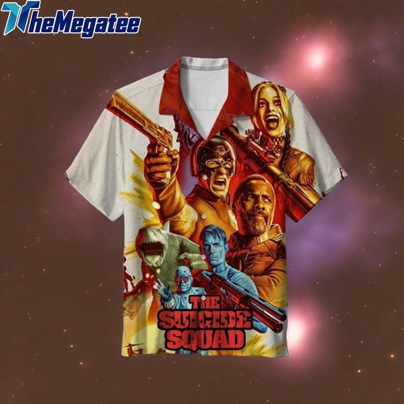 Suicide Squad Characters Hawaiian Shirt Suicide Squad Characters Hawaiian Shirt
