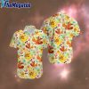 summer eeee pkm pkm button up anime cartoon hawaiian shirt uccc1x