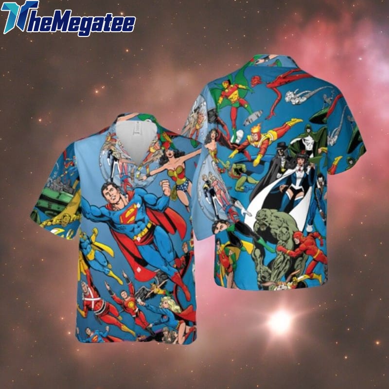 Superman Crisis on Infinite Earths DC Comics Hawaiian Shirt Superman Crisis on Infinite Earths DC Comics Hawaiian Shirt