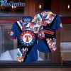 texas rangers mlb leisure aloha hawaiian shirt tkecix