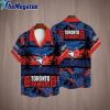 toronto blue jays palm trees all oer print hawaiian shirt sww1of