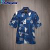 toronto blue jays short sleee button up hawaiian shirt pvnkrw