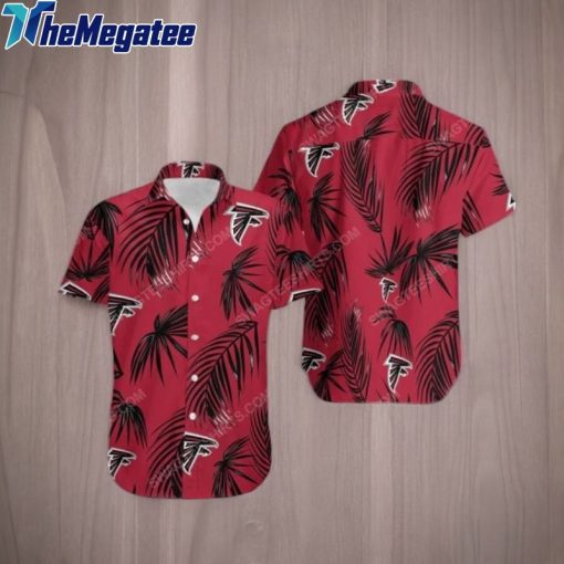 tropical atlanta falcons short sleee hawaiian shirt y68tj8
