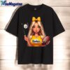 nfl girl hold flag cheer football team pittsburgh steelers shirt 1 auzkt4