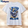 nfl los angeles rams i bleed gold blue football sporty shirt 1 oa7j30