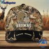 NFL Cleveland Browns Camo Hunting Cap Football Team Camo Hunting Hats 1 fyrfvm