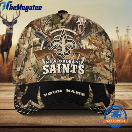 NFL New Orleans Saints Camo Hunting Cap Football Team Camo Hunting Hats 1 w4iyrs