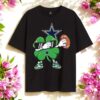 dabbing shamrock football st patricks day dallas cowboys nfl 2025 t shirt 1 mtgj9i