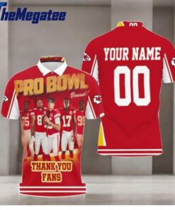 kansas city chiefs 2021 super bowl afc west diision pro bowl personalized polo shirts 1 r0j47o