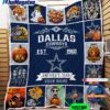 nfl dallas cowboys football team special skeleton pumpkin halloween blanket purteh