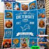 nfl detroit lions football team special skeleton pumpkin halloween blanket sruhsq