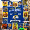 nfl los angeles rams football team special skeleton pumpkin halloween blanket amz6vs